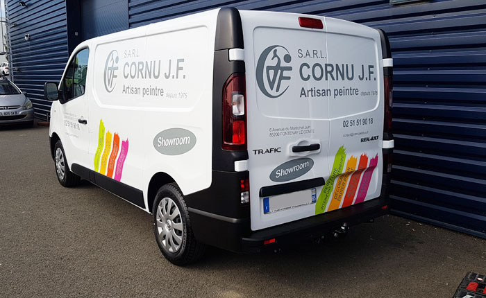 Publicité adhésive à La Roche-sur-Yon